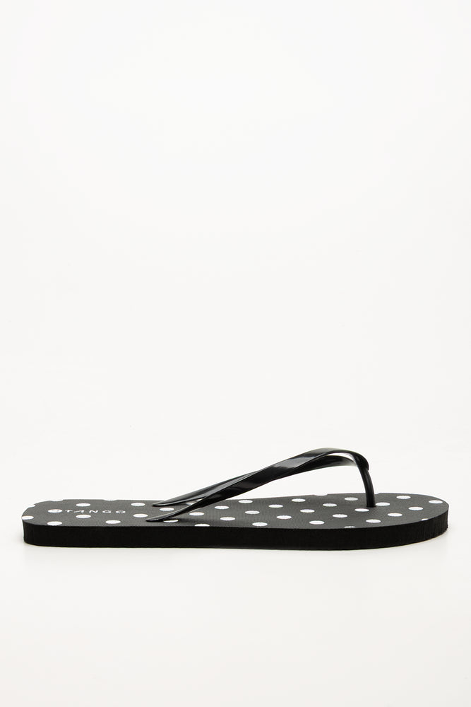 Spot Flip Flops Black