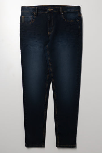 Super Skinny Denim Jeans Dark Blue