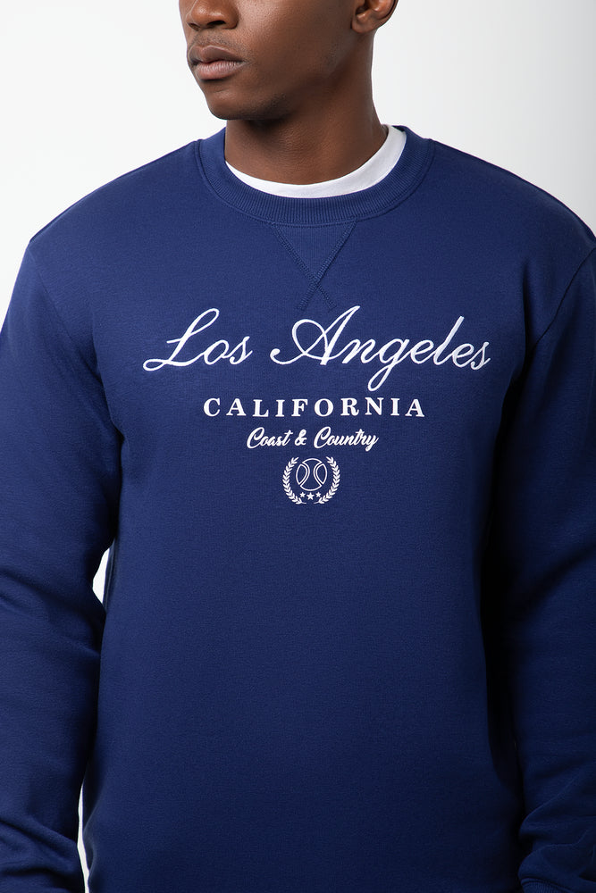 Crew Neck Tracktop Navy (3)