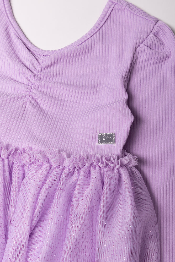 Ballerina Tulle Dress Lilac (1)