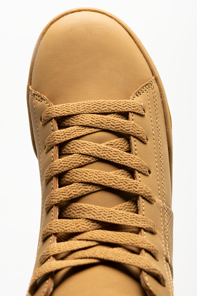 Skater High Top Sneaker Tan (4)