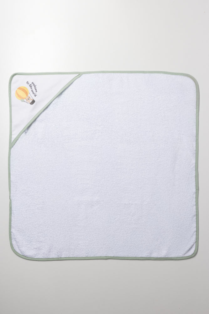 Hooded Towel Green (2)