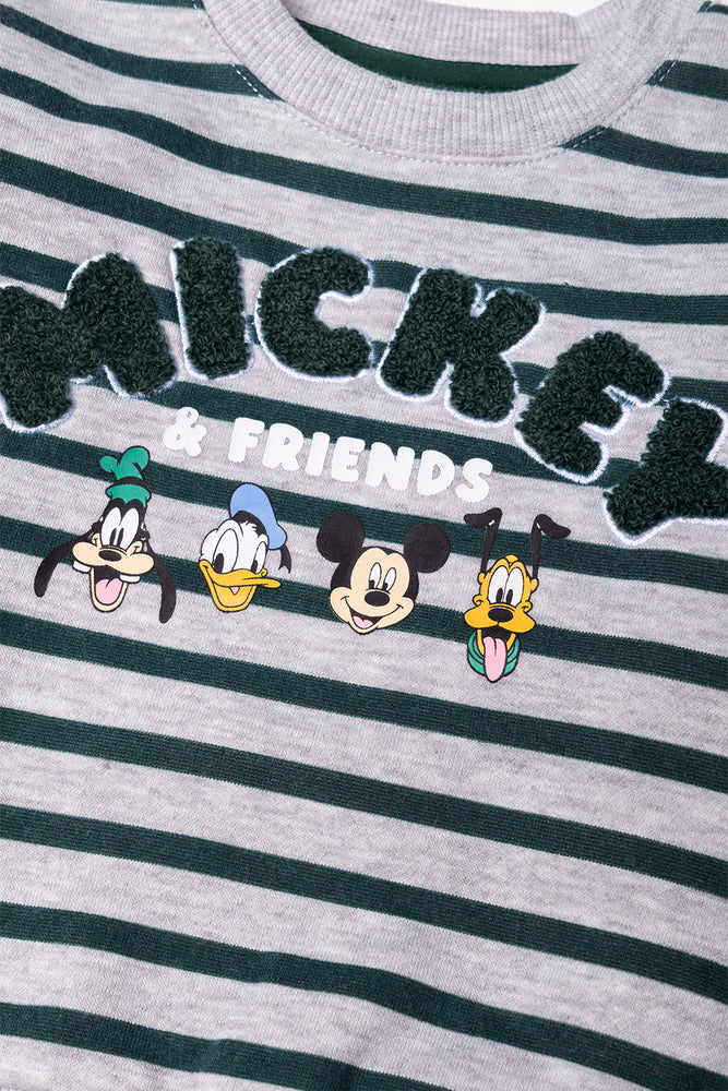 Mickey Mouse Denim Set Grey And Blue (1)