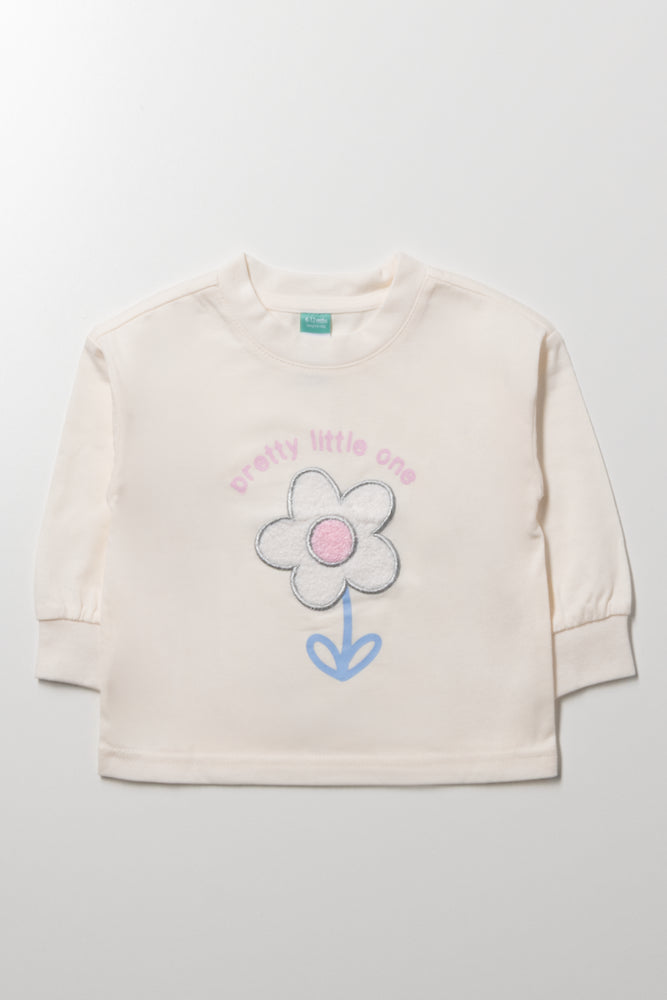 Long Sleeve Top Cream