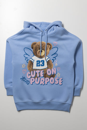 Oversized Hoodie Blue