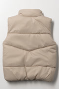 Sleeveless Puffer Natural (3)