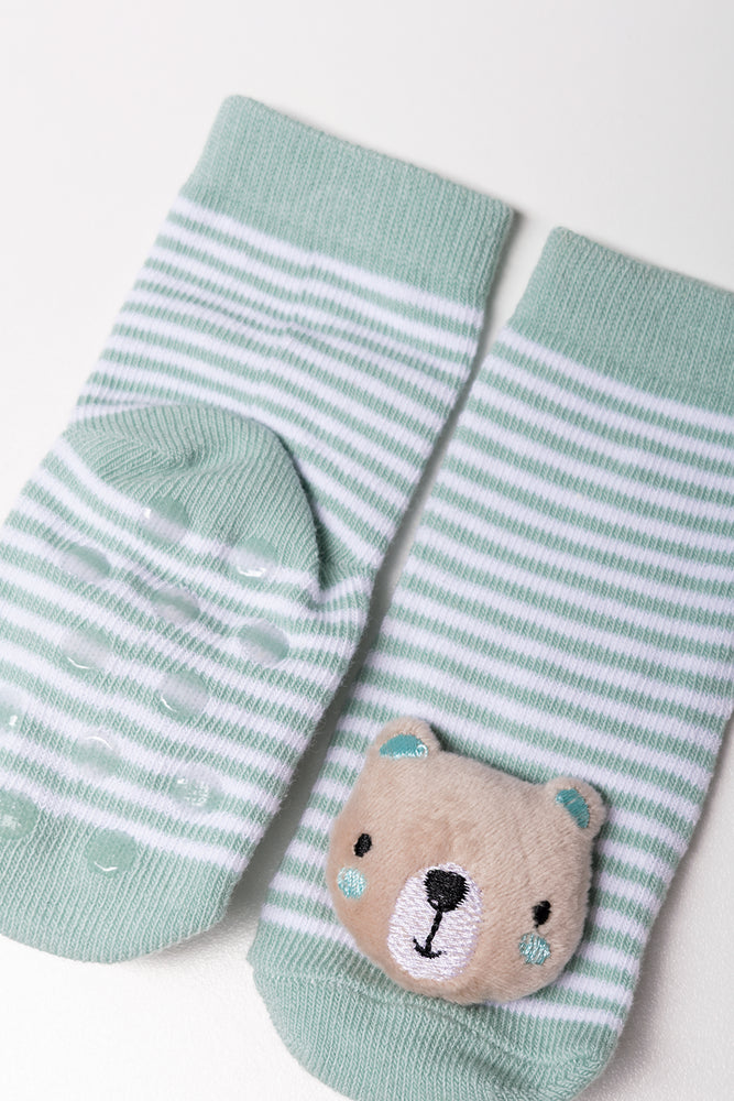 Stripe Socks Green (1)