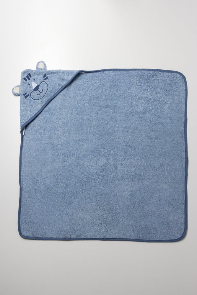 2 Piece Towel Set Blue (2)