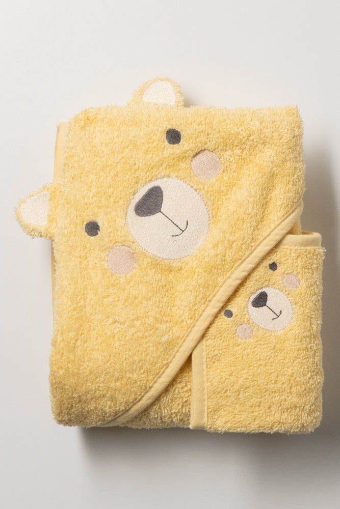 2 Piece Towel Set Yellow