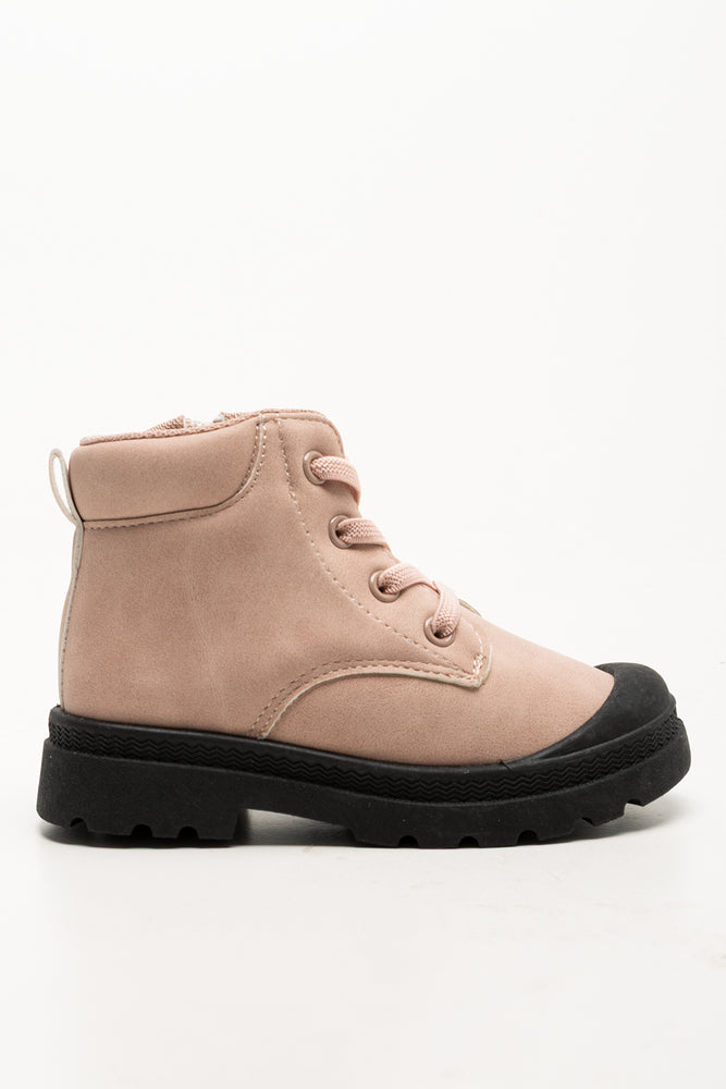 Combat Boots Pink (1)