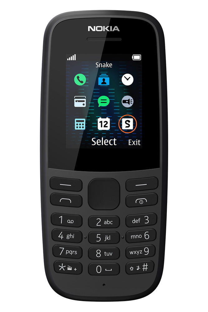 Nokia 105 2G Dual Sim Black Vodacom