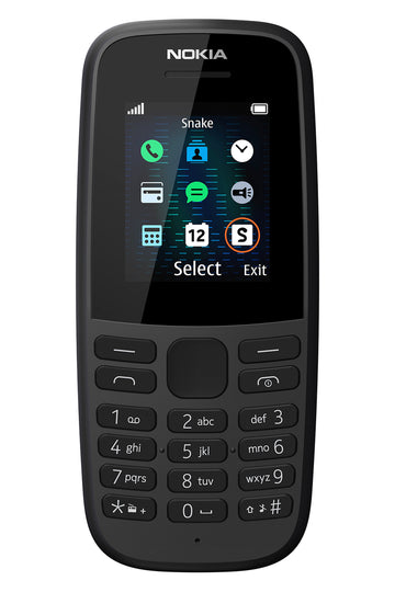 Nokia 105 2G Dual Sim Black Vodacom