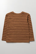 Long Sleeve T-Shirt Brown (2)