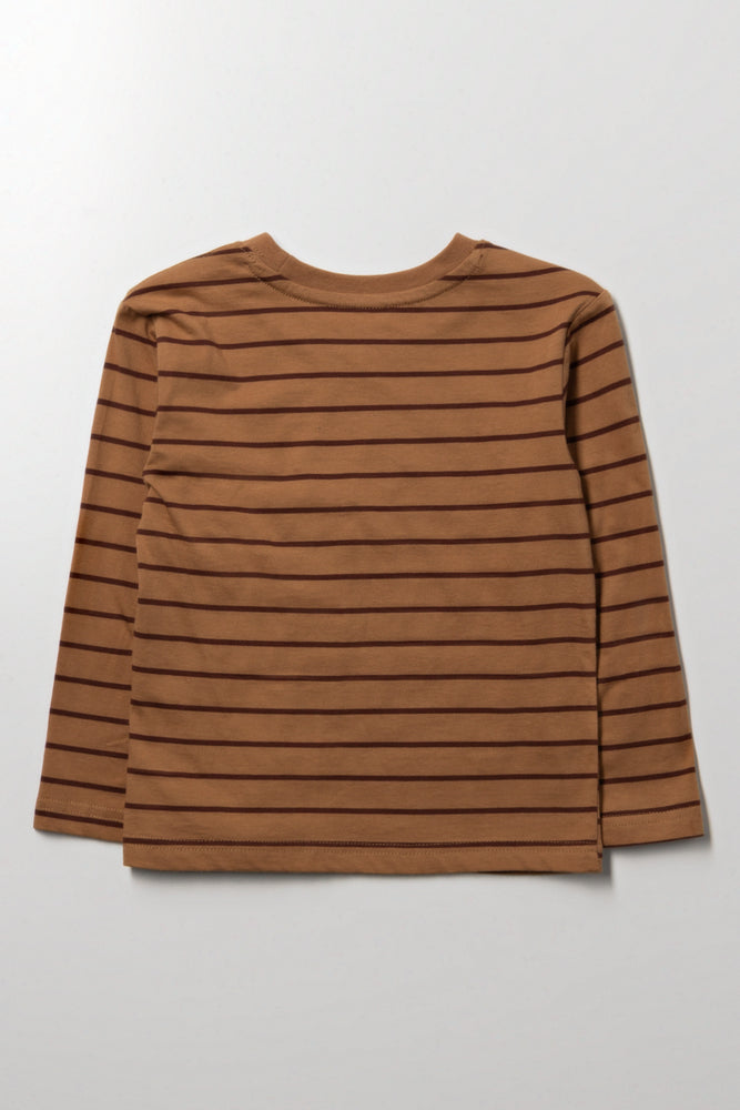 Long Sleeve T-Shirt Brown (2)