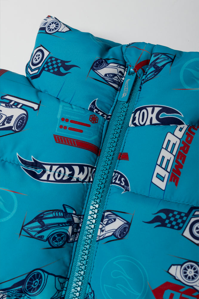 Hot Wheels Sleeveless Jacket Blue