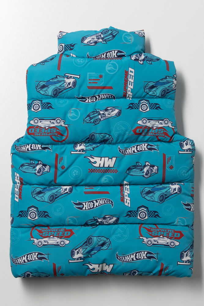Hot Wheels Sleeveless Jacket Blue (2)