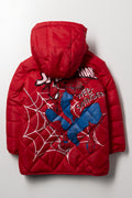 Spider-Man Puffer Jacket Red (1)