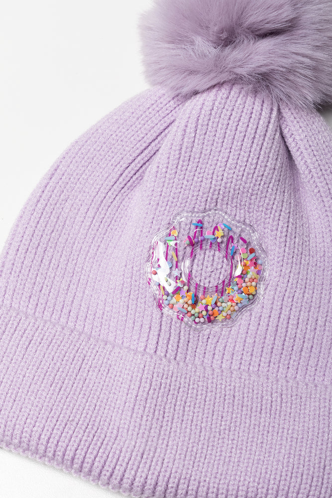 Donut Beanie Lilac
