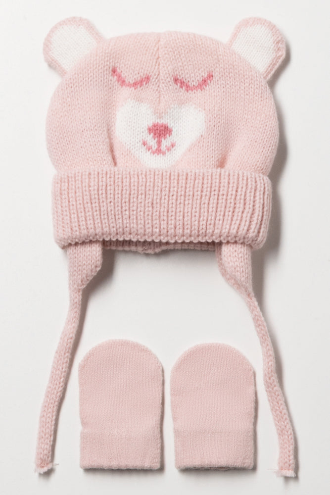 Hat Set Light Pink