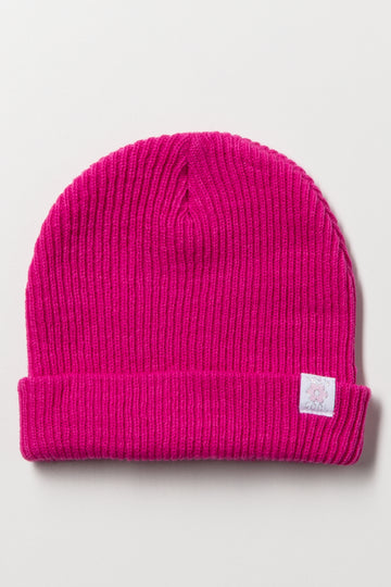 Rib Beanie Pink