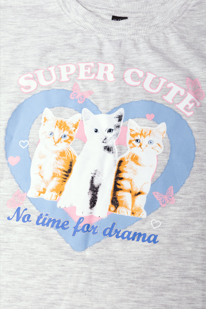 Short Sleeve Boxy T-Shirt White (1)