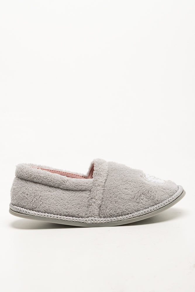 Swan Slippers Grey