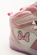Minnie Mouse Light Up High Top Sneakers Pink (3)