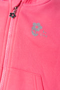 Zip Through Hoodie Pink (1)