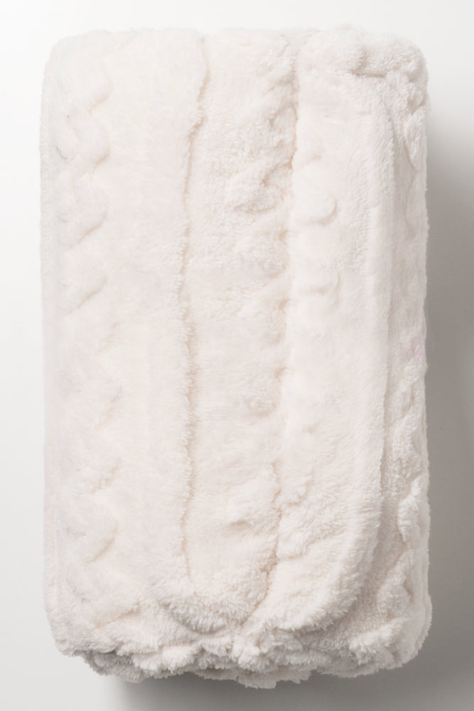 Large Throw Cream