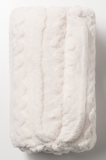 Large Throw Cream