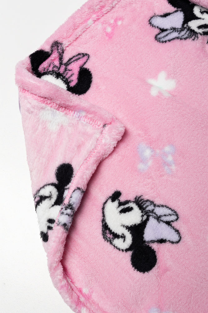 Minnie Mouse Throw Pink (1)