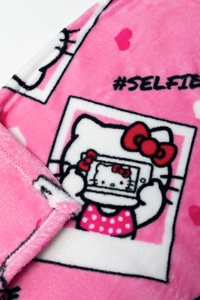 Hello Kitty Throw Pink (1)