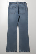 Flare Leg Denim Jeans Blue (7)