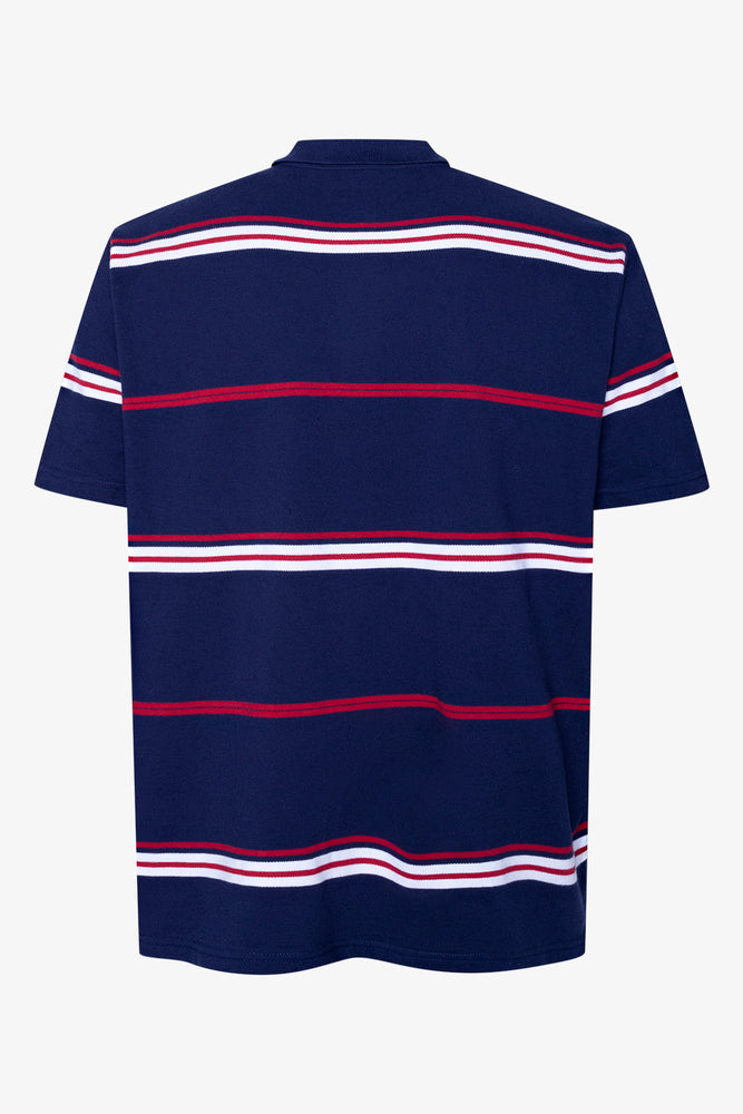 Stripe Short Sleeve Golfer Multicolour