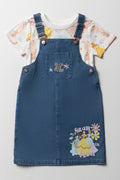 Disney Princess Pinafore Set Mid Wash