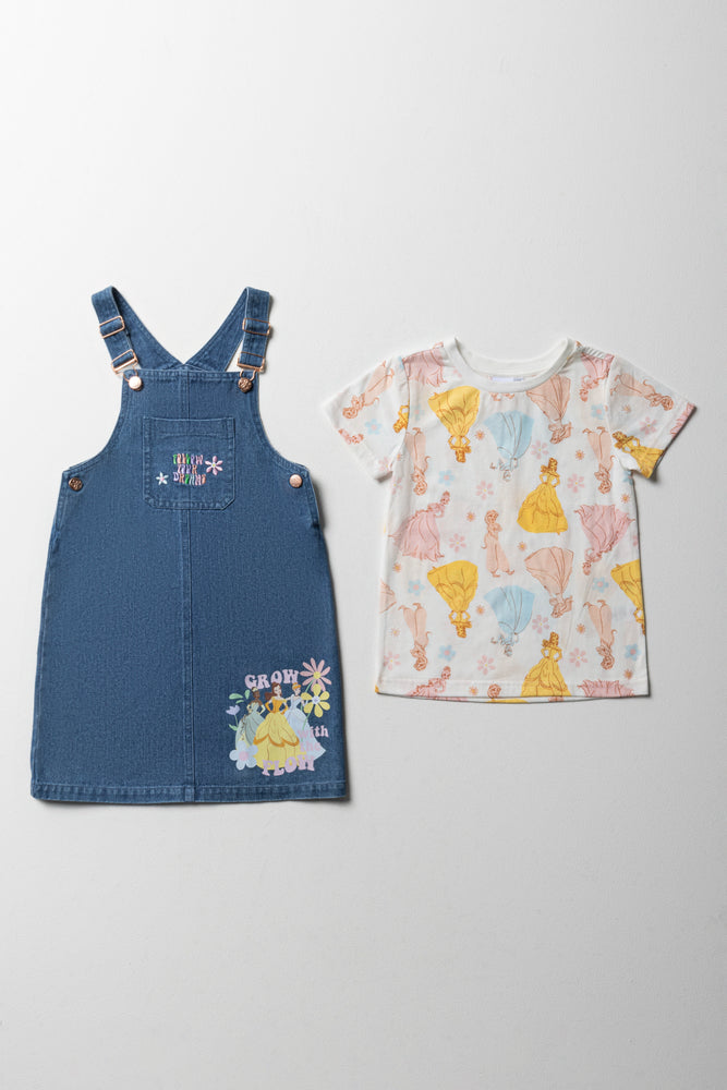 Disney Princess Pinafore Set Mid Wash (5)