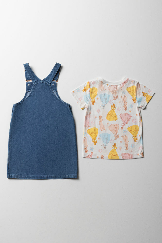 Disney Princess Pinafore Set Mid Wash (6)