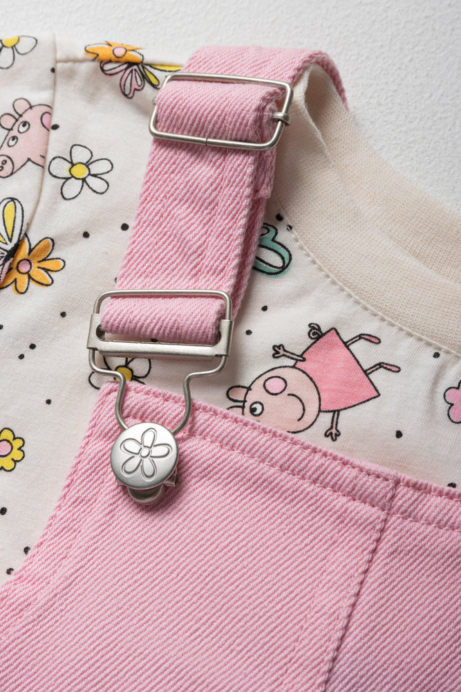 Peppa Pig Pinafore Set Pink