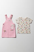 Peppa Pig Pinafore Set Pink (5)
