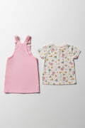 Peppa Pig Pinafore Set Pink (6)