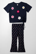 Flare Legging Set Navy