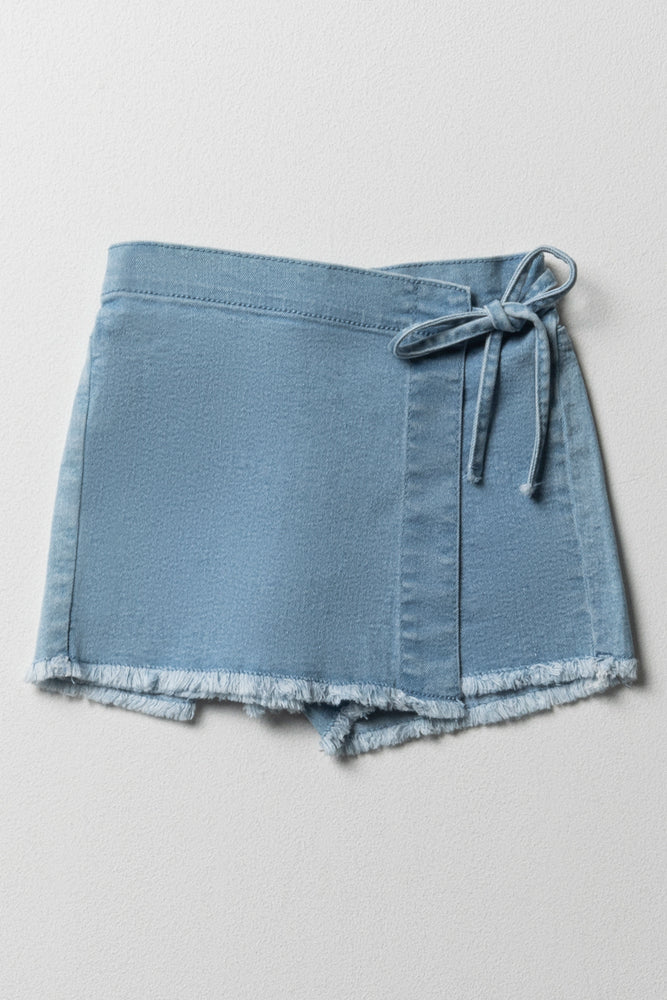 Denim Skort Mid Wash