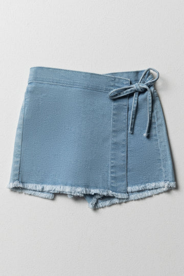 Denim Skort Mid Wash