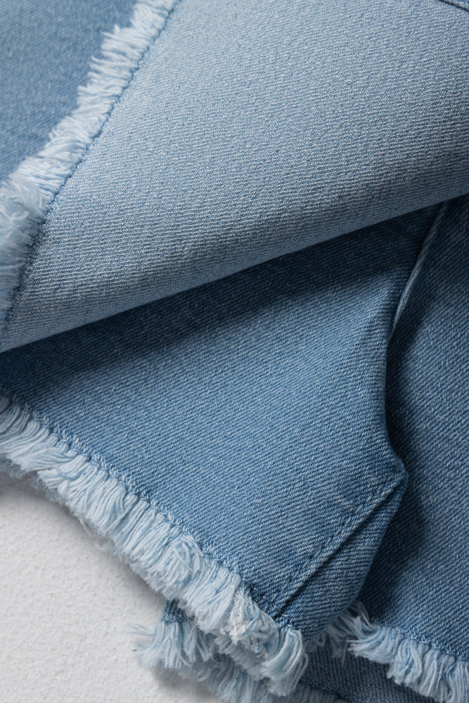 Denim Skort Mid Wash