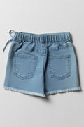 Denim Skort Mid Wash (2)