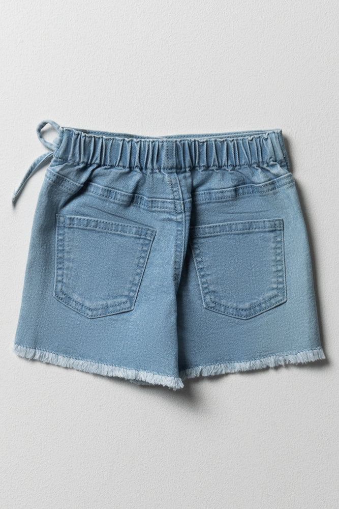 Denim Skort Mid Wash (2)