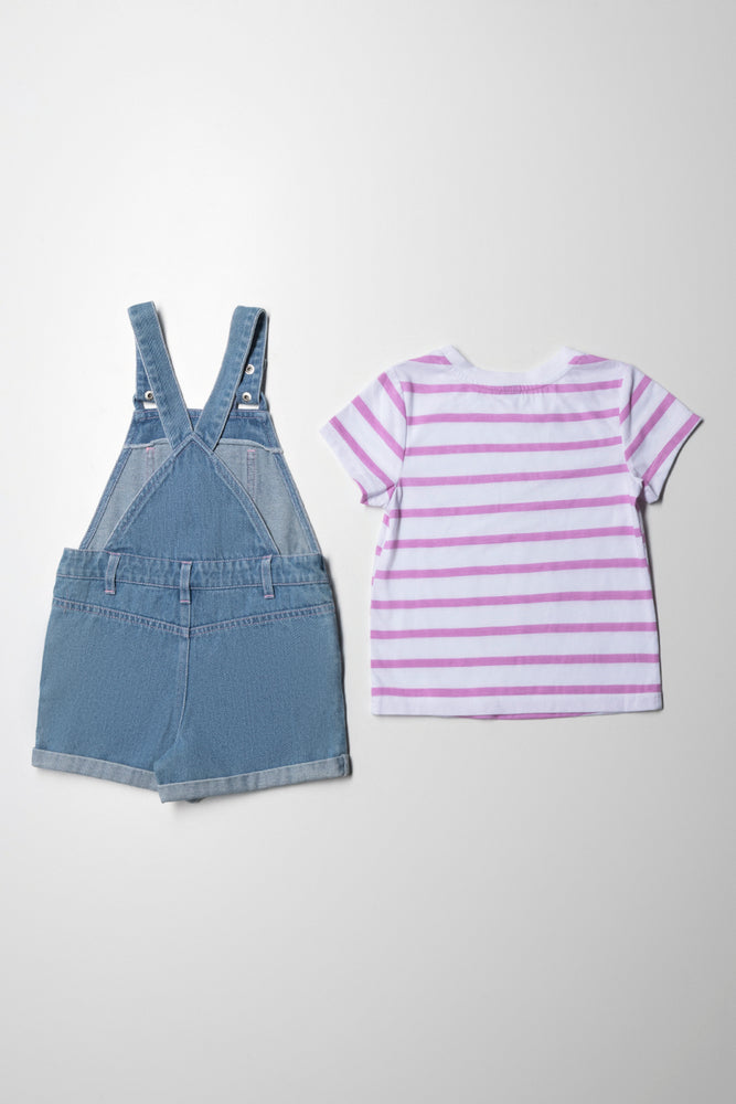 Stitch Pinafore Skort Set (5)
