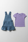 Tiered Pinafore Dress Set (4)