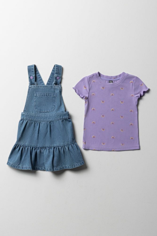 Tiered Pinafore Dress Set (4)