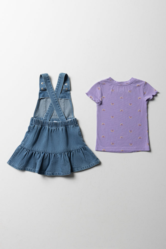 Tiered Pinafore Dress Set (5)